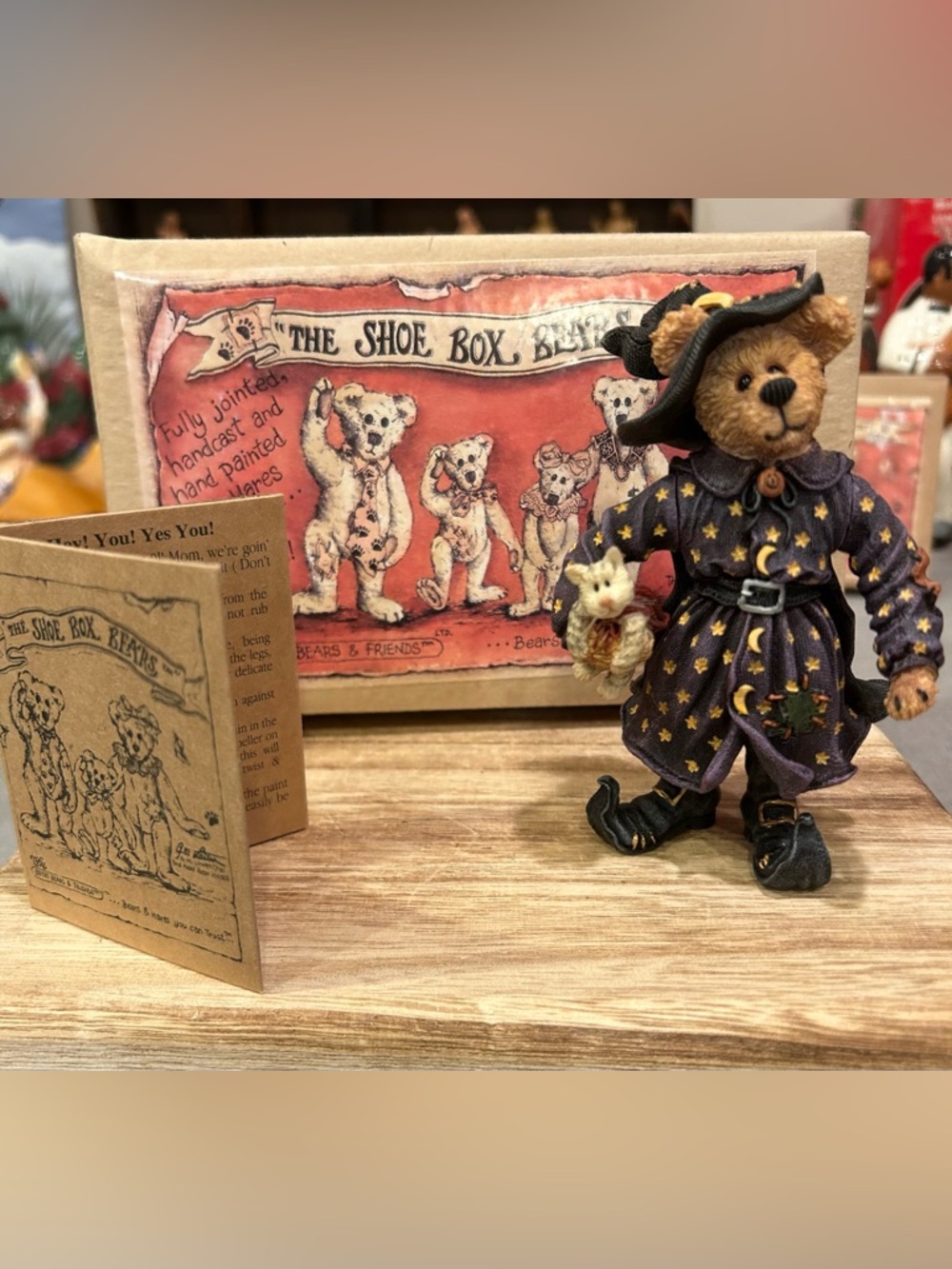 Boyds Bear Hazel Spooksbeary Shoe Box Collection